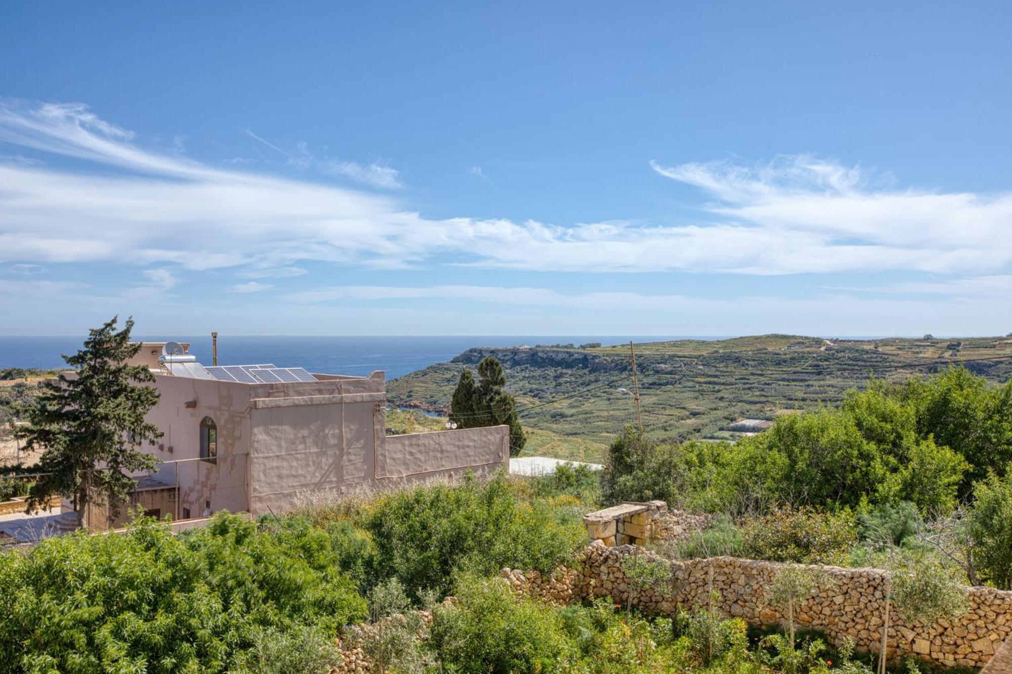Spacious, Bright, Valley & Sea View Maisonette Xaghra Exterior photo