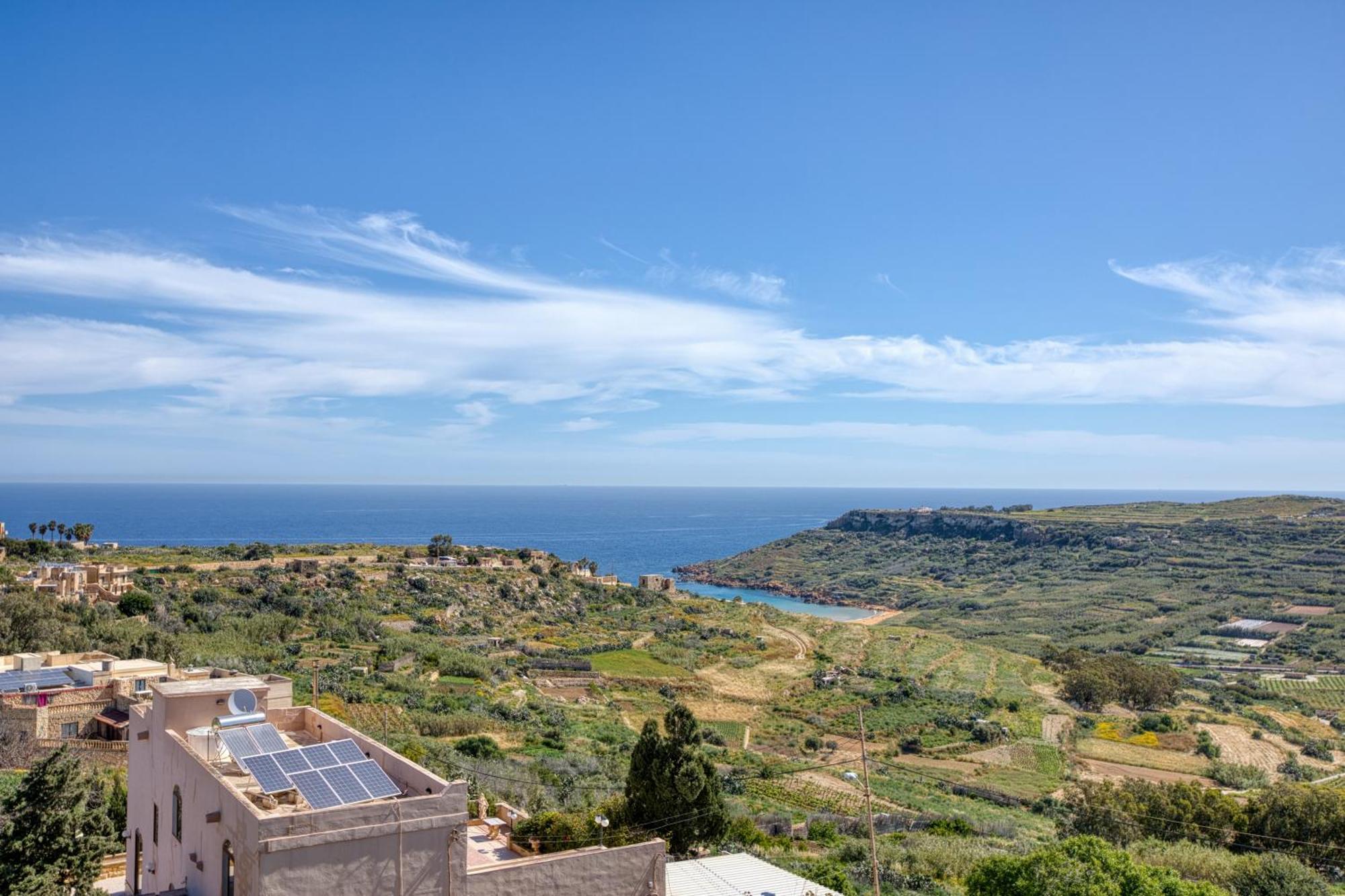 Spacious, Bright, Valley & Sea View Maisonette Xaghra Exterior photo